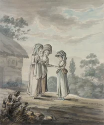 Maisema kolmella hahmolla