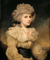 Lady Elizabeth Foster (öljy kankaalle)