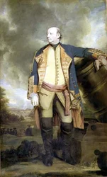 Granbyn markiisin Johnin muotokuva hevosvartijoiden kuninkaallisen rykmentin everstin univormussa, n. 1770