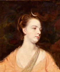 Muotokuva naisesta Dianana, mahdollisesti Elizabeth Montagu, Manchesterin herttuatar (1741-1832).