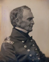 Kommodori Charles Morris, n. 1850. Tekijät: Josiah Johnson Hawes, Albert Sands Southworth.
