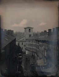 Näkymä Brattle Streetille Southworth & Hawes Studiosta osoitteessa 5 12 Tremont Row, Boston, 1855. Tekijät: Josiah Johnson Hawes, Albert Sands Southworth.