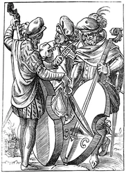 Viulisti ja kaksi sellistiä, 1500-luku 1849.