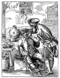 Hammaslääkäri, 1500-luku 1849.
