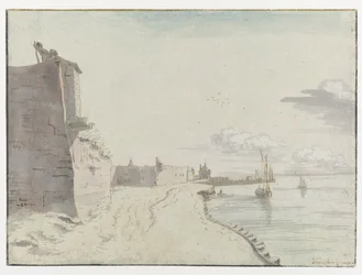 Näkymä Waterschans Bulwarkille, Bergen op Zoom