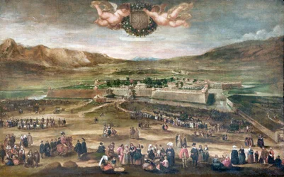 Philip IV:n tulo Pamplonaan vuoden 1646 jälkeen (öljy kankaalle)
