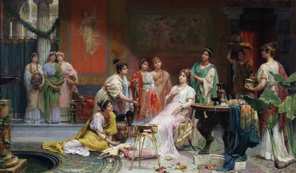 Juan Gimenez Martinin roomalaisen naisen wc (1855-1901)