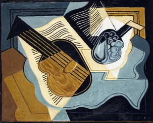 Kitara ja hedelmäkulho, 1921