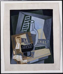Asetelma ikkunan edessä, 1922