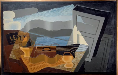 Näkymä lahdelle. Juan Grisin (1887-1927) maalaus Ec. Esp.