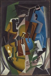 Viulu ja sanomalehti; Violon et Journal, 1917