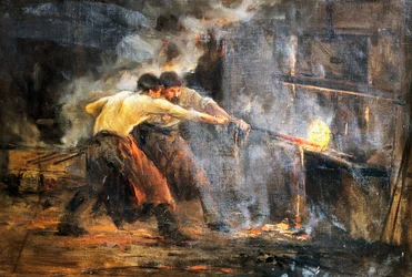 Sepät, c19 maalaus