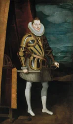 Filippos III Espanjan – Pantoja de la Cruzin, Johnin (1553-1608) muotokuva Filippos III:sta (1578-1621), Espanjan ja Portugalin kuningas