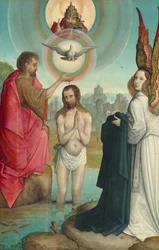 Kristuksen kaste, noin 1508-1519 (öljy paneelille).