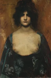 Itämainen tyttö, noin 1890-1895.