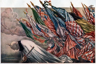 Juliste 4. kansallisen puolustuslainan puolesta, 1918