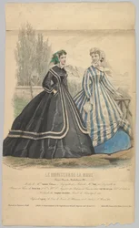 Modes de Mme. Antonie Lalanne, nro 791, Le Moniteur de la Mode, 1848.