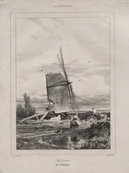 Mylly Solognessa, Ranskassa, 1835.