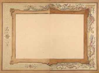 Suunnittelu kattoon, 1800-luvun toinen puoli. Tekijät: Jules-Edmond-Charles Lachaise, Eugène-Pierre Gourdet.
