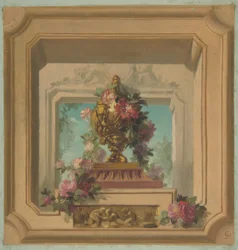 Trompe loeil -design kattoon