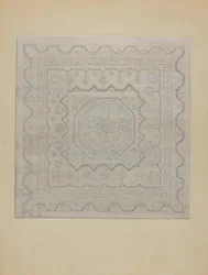 Candlewick-päällinen (kudottu)