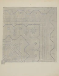 Candlewick Coverlet Woven, n. 1936.