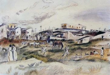 Katu Havannassa, Kuubassa, 1917