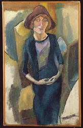 Hermine David sinisessä, 1916