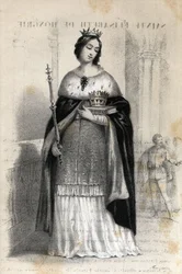 Unkarin Pyhän Elisabetin muotokuva (1207 - 1231)