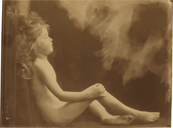 Enkeli, joka ei ole halusi siipiensä suojassa,1873 (kuva)