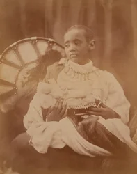 Abessinian prinssi Dejatch Alamayou, n. 1868