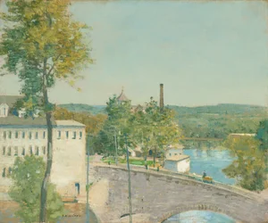 U.S. Thread Companyn tehtaat, Willimantic, Connecticut, n. 1893-1897