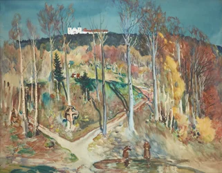 Puutarha (metsän rinne lähellä Maria Taferlia Wachaussa)