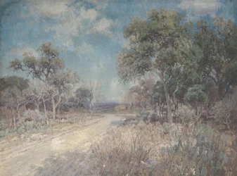 Road to the Hills, n. 1918 (öljy kankaalle)
