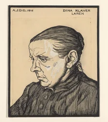 Dina Klaverin muotokuva Dina Klaver Laren (nimi esineessä)
