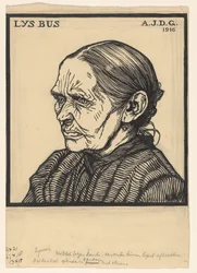 Portret van Lys Bussi Lys Bus (otsikko esineessä)