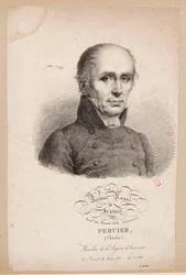 Institut Royal de France. Académie des Beaux-Arts. (Architektur.) Percier, (Charles.) Mitglied der Ehrenlegion. Geboren in Paris, am 22. August 1764 - gewählt 1811.