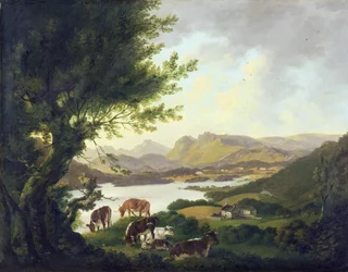 Lake Windemere (öljy kankaalle)