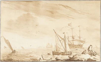Sotalaiva rannalla