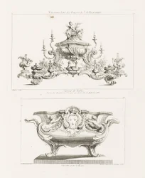 Yhdeksäs sarja J.A. Meissonnierin teoksia, Surtout de Table (Surtout de Table).