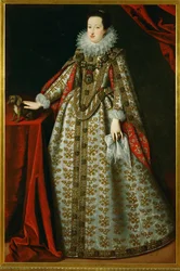 Eleonora Gonzaga (öljy kankaalle)