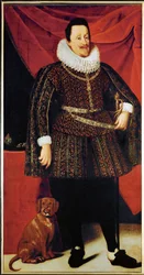 Keisari Ferdinand II, Baijerin Maria Annan ja Eleonore Gonzagan aviomies... (öljy kankaalle)