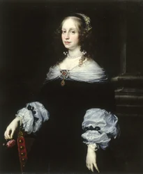Kreivitär Teresa Dudley di Carpegnan muotokuva, 1654