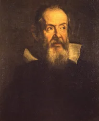 Galileo Galilein, Galileo-nimellä tunnetun henkilön (1564 - 1642), muotokuva. Uffizi, Firenze. Justus Sustermansin (1597-1681) maalaus