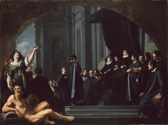Firenzen senaattorit vannovat uskollisuutta Ferdinando II de
