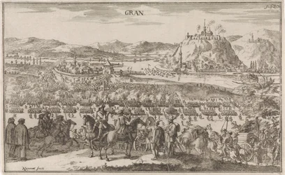 Kuona Párkányissa vuonna 1683 Gran (otsikko esineessä)