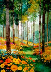 Eläväinen metsäpolku