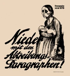 Alas aborttipykälät!, 1923.