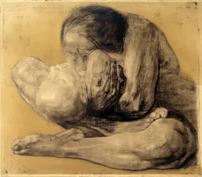 Nainen kuolleen lapsen kanssa, 1903