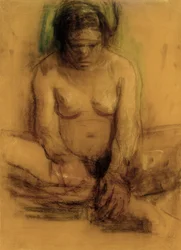 Käthe Kollwitz, Istuva alaston nainen